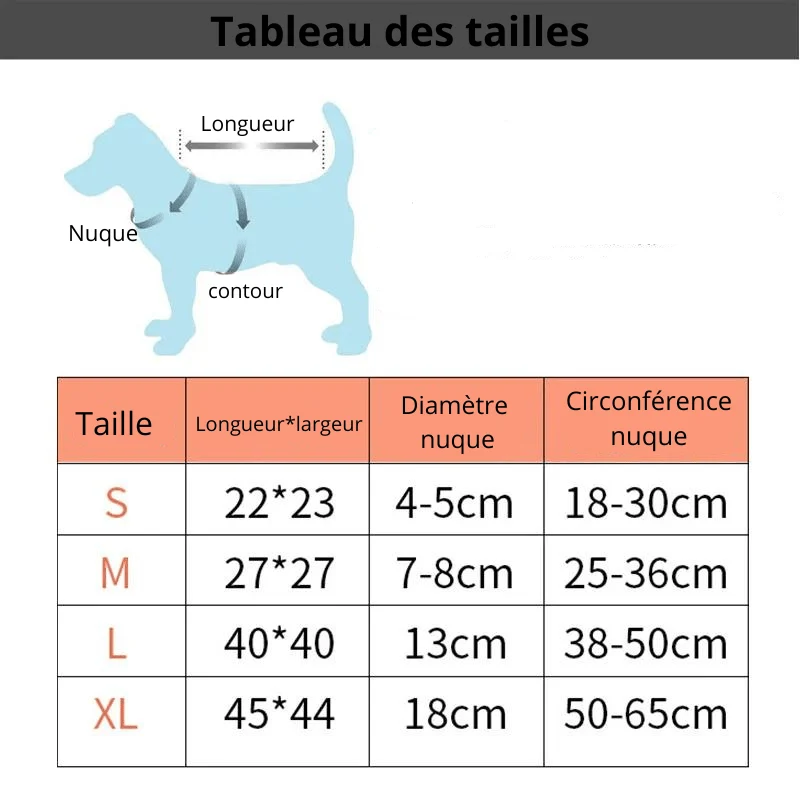 Collerette Mousse Patte Os Confort Chien