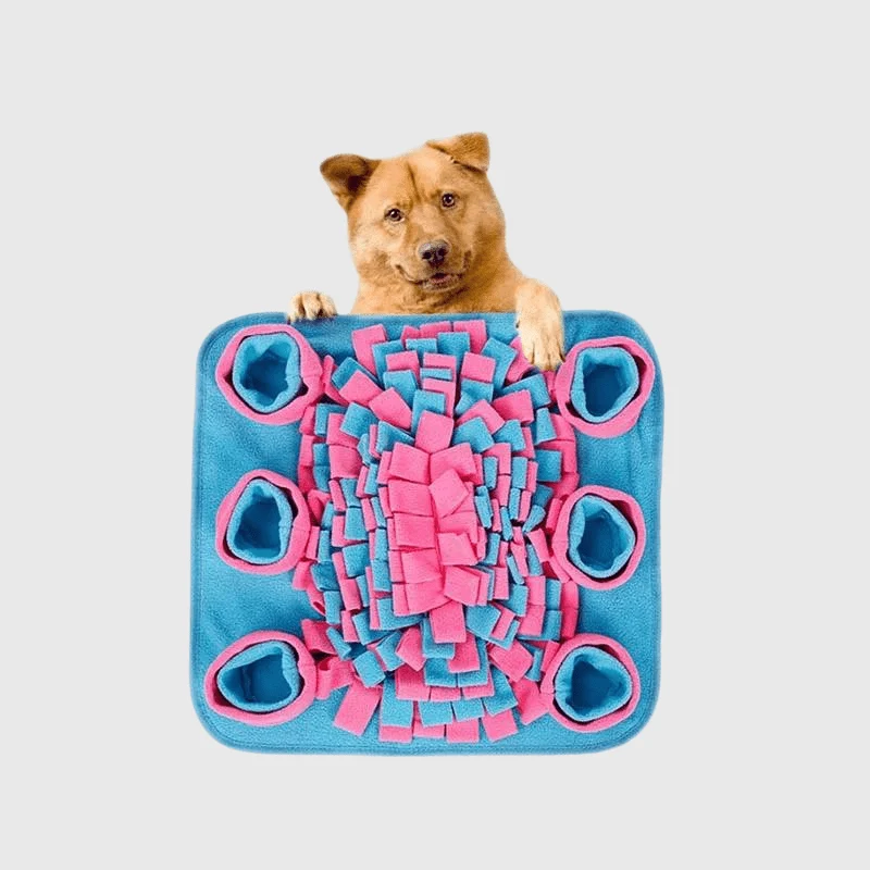 Tapis Fouille Olfactif Bicolore 45cm Chien