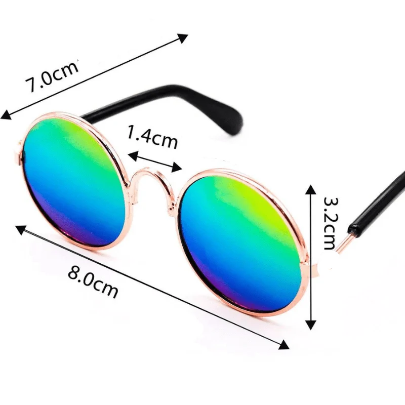 Lunettes Soleil Protection UV Chien Colorées