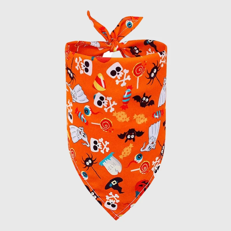 Bandana Festif Halloween Chien Coloré