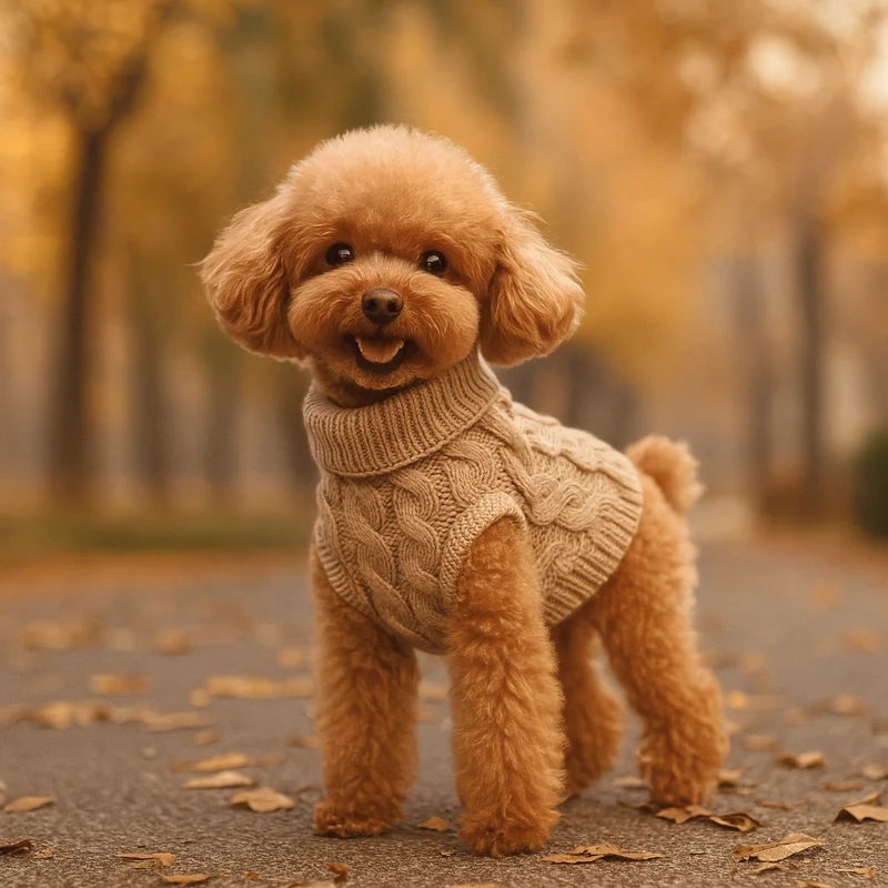 Pull Tricot Chaud Hiver Petit Chien