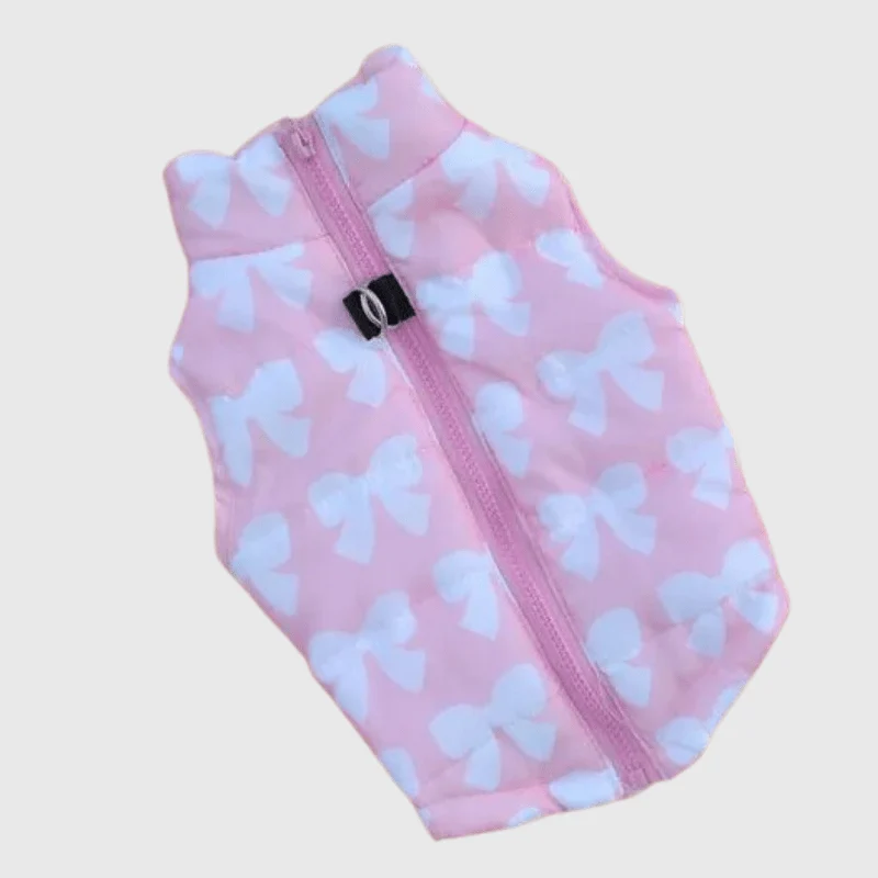 Manteau Coton Rose Hiver Chiot Chien