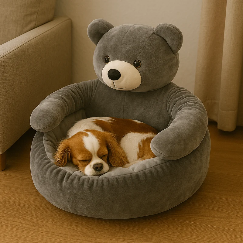 Coussin Apaisant Ours Orthopédique Gros Chien
