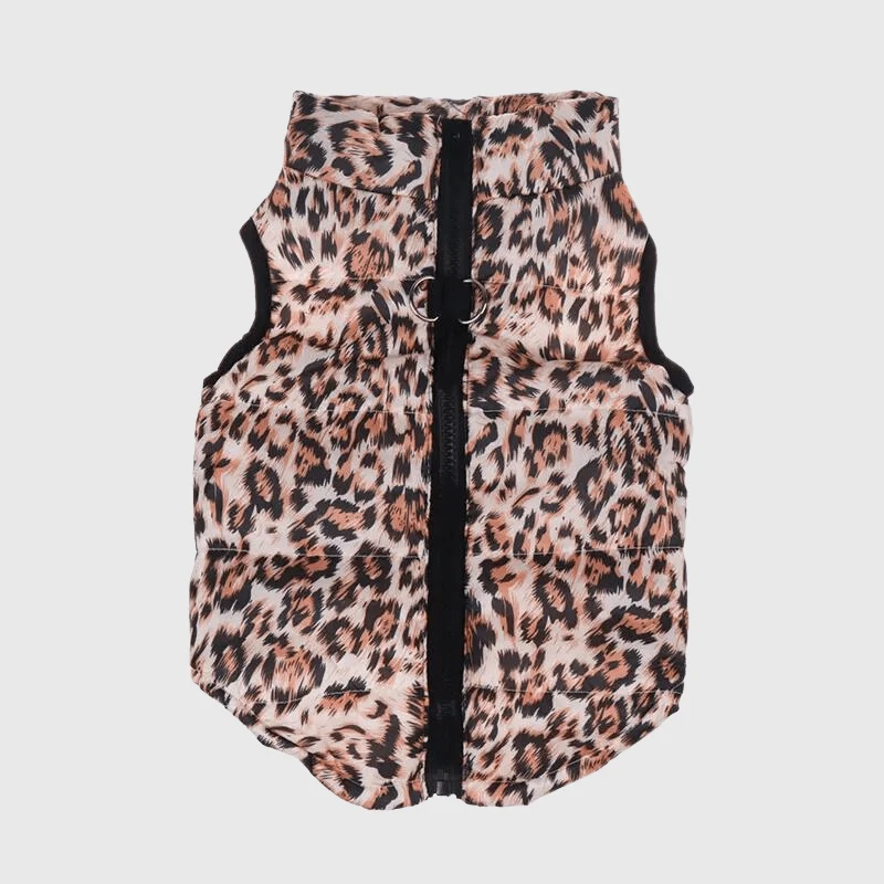Manteau Imperméable Motif Léopard Gros Chien