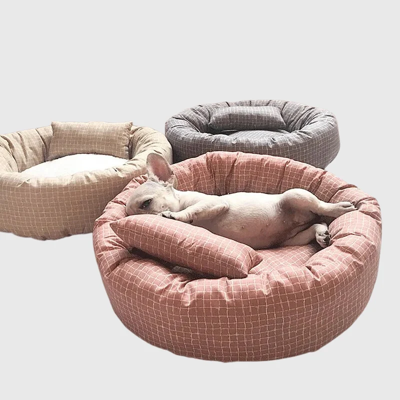 Coussin Rond Orthopédique Gros Chien Confort