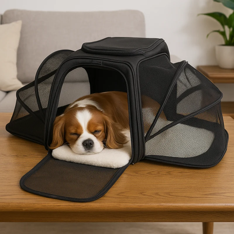 Caisse Transport Chien Pliable Résistante