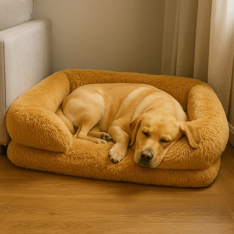 Coussin Fluffy Moelleux Lavable Gros Chien XXL