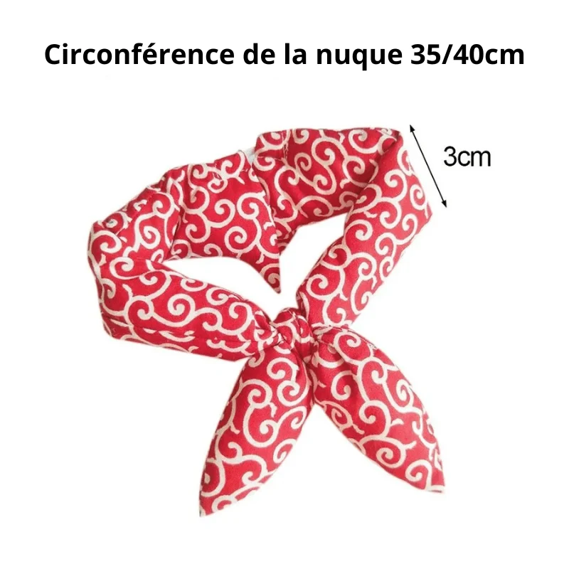 Bandana Noeud Chien Élégant Coloré
