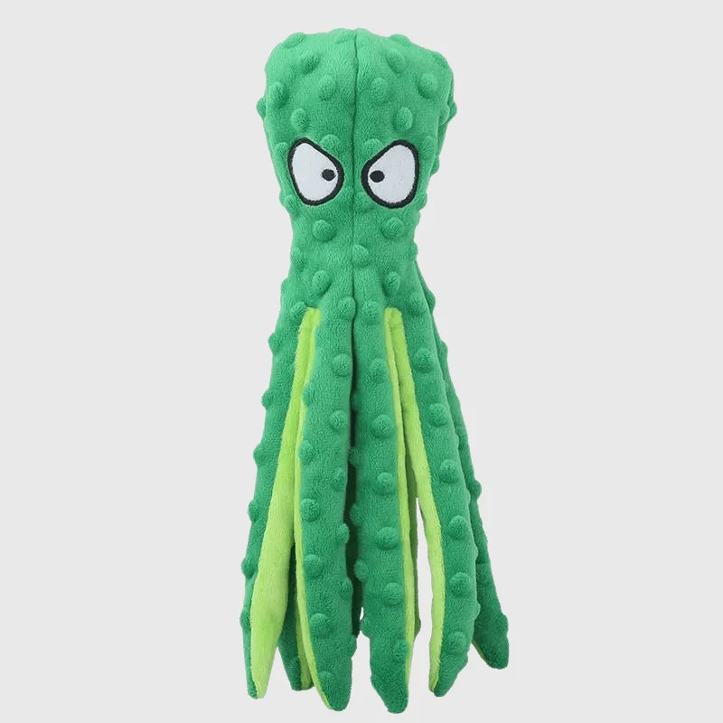 Doudou Pieuvre Peluche Chien 4 Coloris