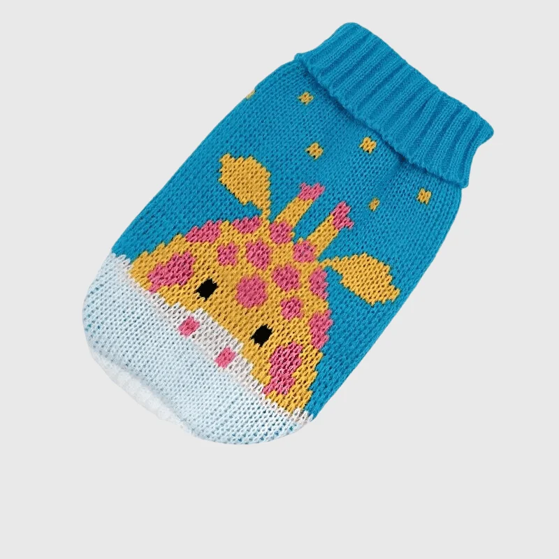 Pull Noël Tricot Petit Chien Hiver