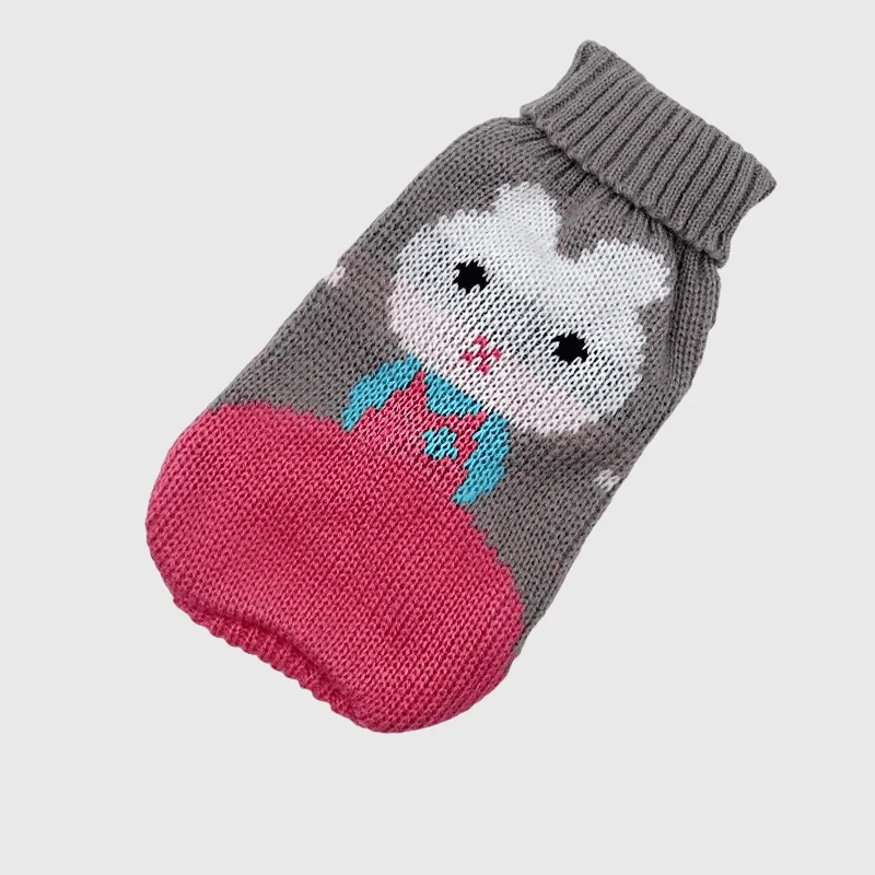 Pull Noël Tricot Petit Chien Hiver