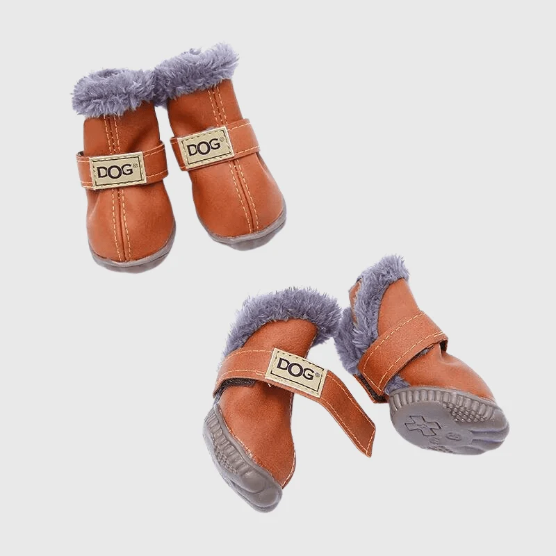 Chaussettes Neige Antidérapantes Chien Hiver