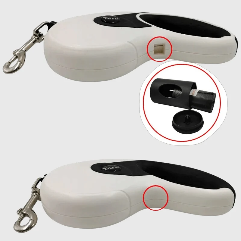 Laisse Enrouleur Rétractable Chien Vert 3-8m