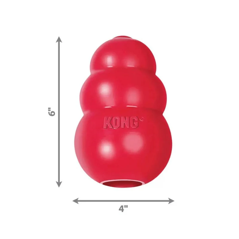 Jouet Caoutchouc Type Kong Chien Ultra-Résistant
