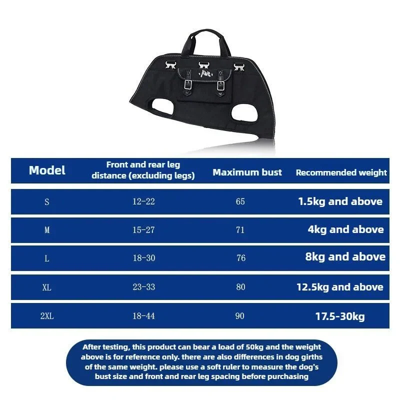 Sac à Dos Transport Chien Jusqu'à 20kg