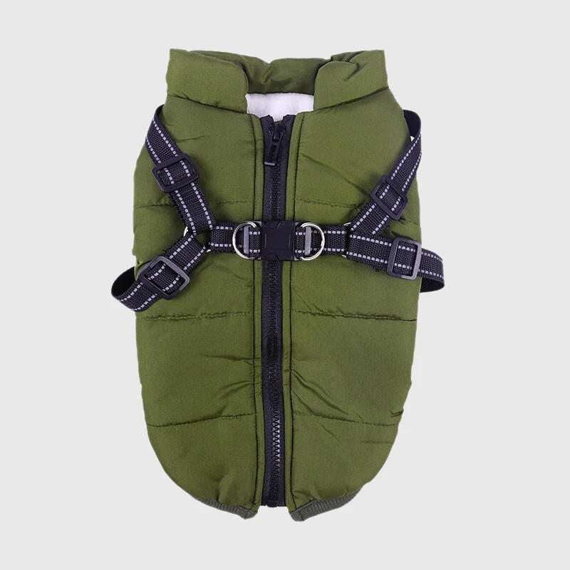 Manteau Hiver Harnais Intégré Molosse