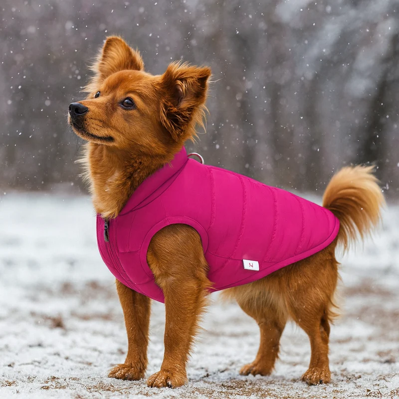 Manteau Imperméable Polaire Chiot Gros Chien