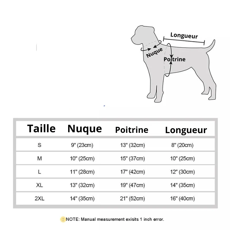 Manteau Hiver Imperméable Polaire Gros Chien