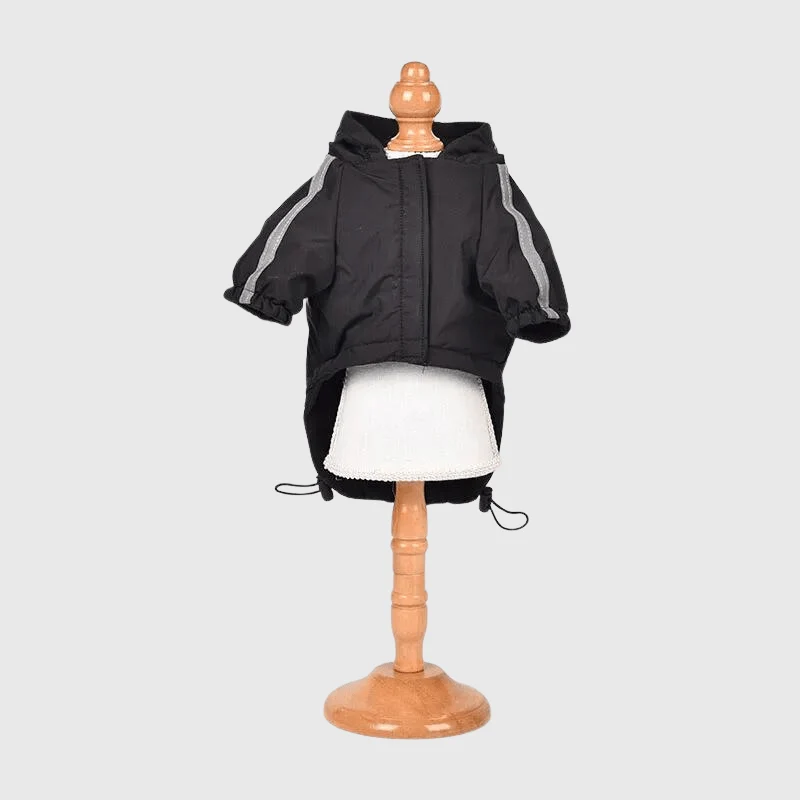 Manteau Imperméable Grand Froid Capuche Gros Chien
