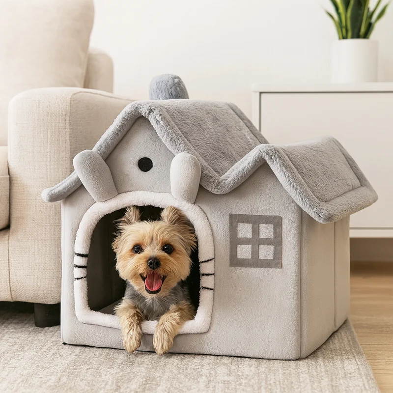 Niche Intérieur Design Luxe Chien Tissu