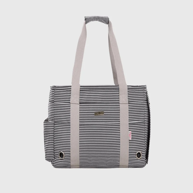 Sac Transport Souple Chien Rayé 4kg