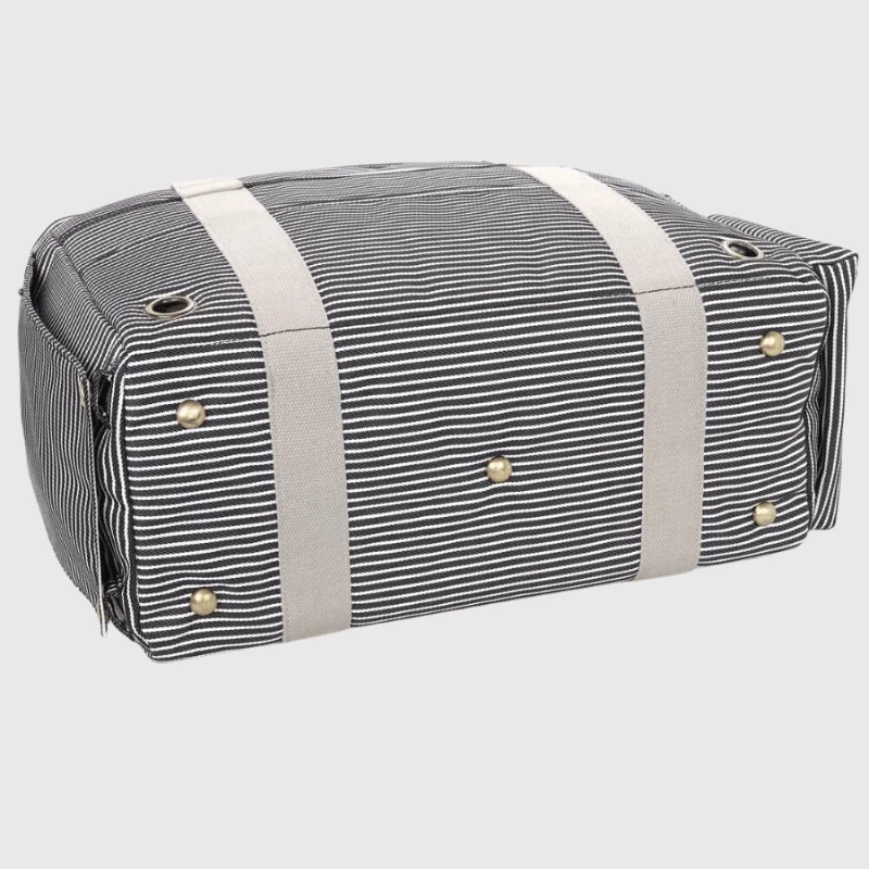 Sac Transport Souple Chien Rayé 4kg
