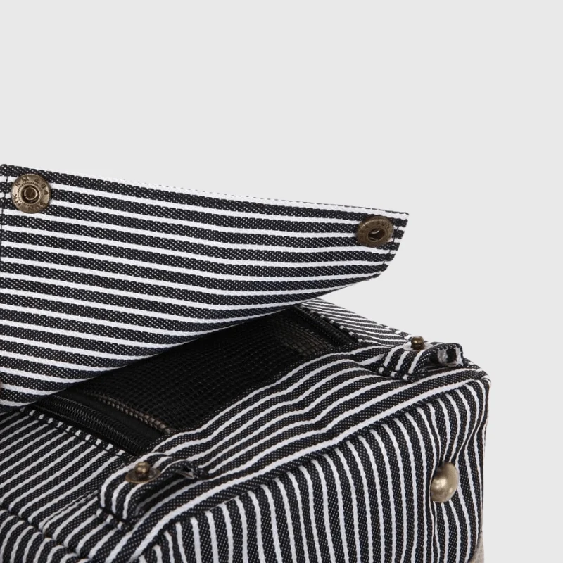 Sac Transport Souple Chien Rayé 4kg