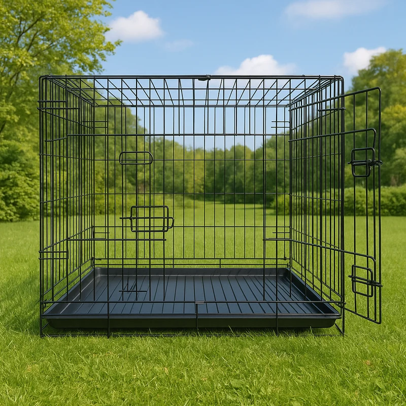 Cage Transport Pliable Aluminium Gros Chien