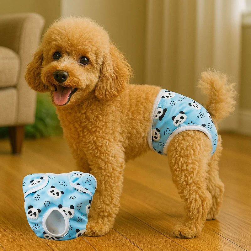 Couche Culotte Lavable Chien Anti-Fuite