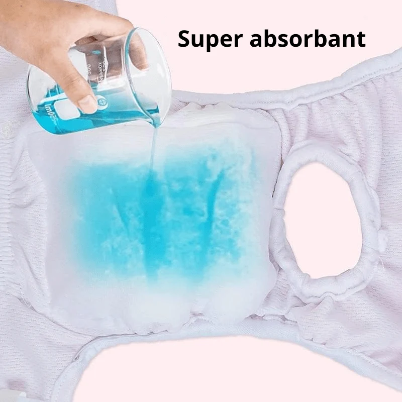 Couche Culotte Lavable Chien Anti-Fuite