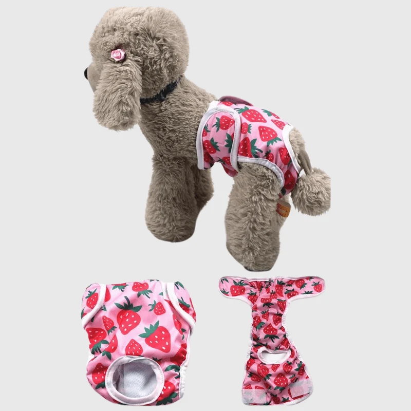 Couche Culotte Lavable Chien Anti-Fuite