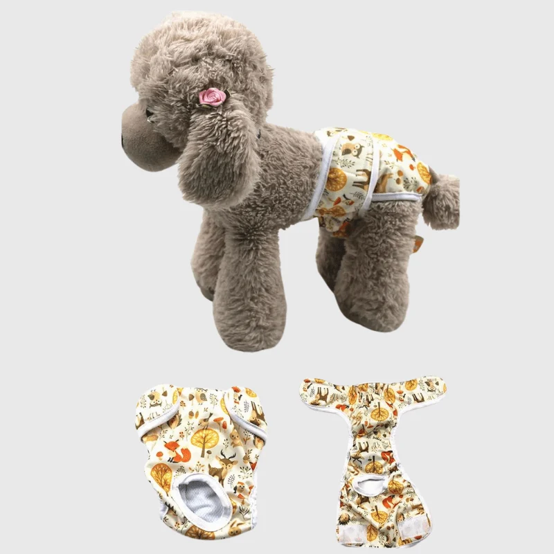 Couche Culotte Lavable Chien Anti-Fuite