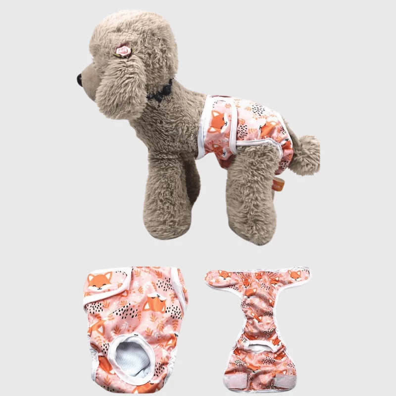 Couche Culotte Lavable Chien Anti-Fuite