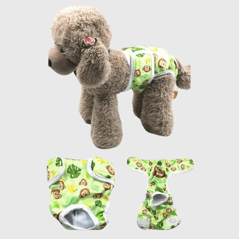 Couche Culotte Lavable Chien Anti-Fuite
