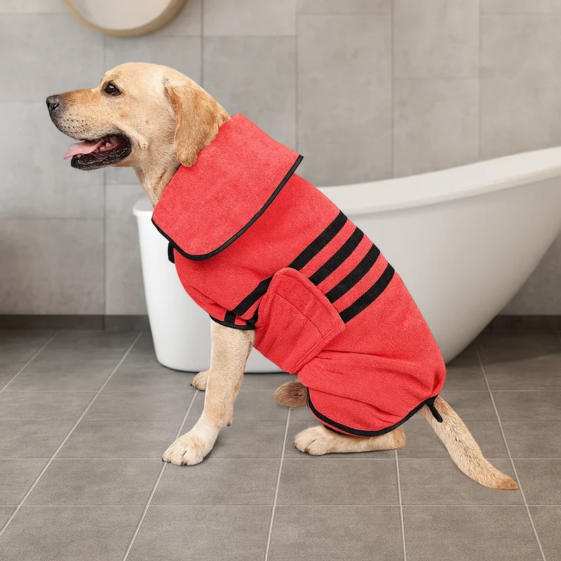 Peignoir Absorbant Séchage Rapide Gros Chien