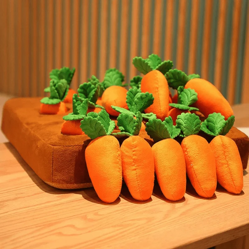 Peluche Interactive Carottes Chien Curieux