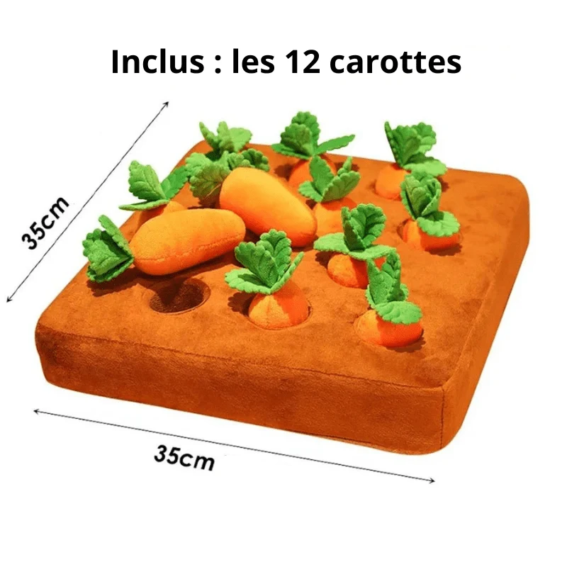 Peluche Interactive Carottes Chien Curieux