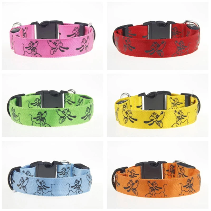 Collier Chasse Fluo Gros Chien Réglable