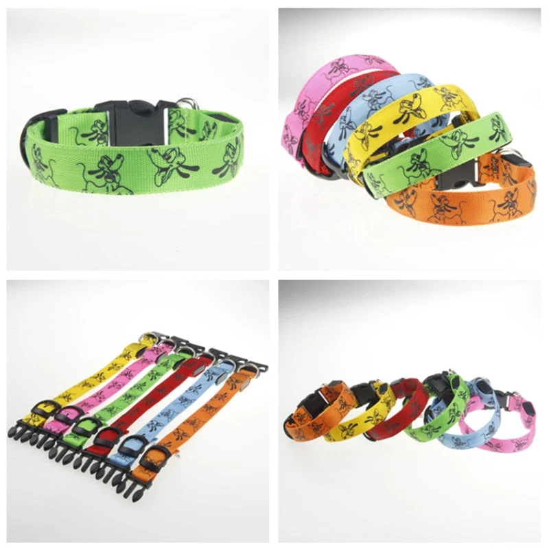 Collier Chasse Fluo Gros Chien Réglable