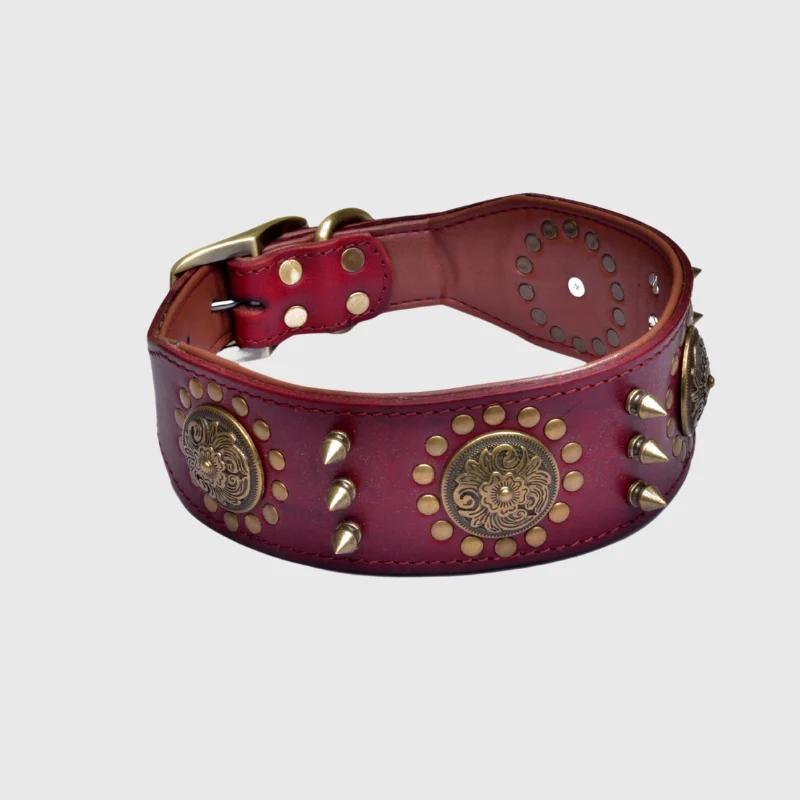 Collier Cuir Véritable Renforcé Gros Chien
