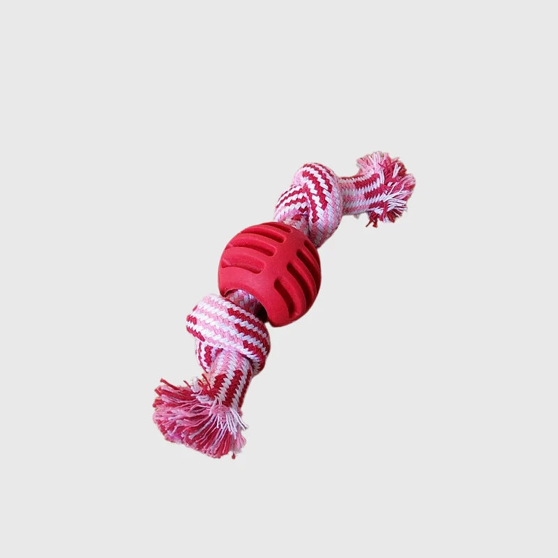 Balle Corde Lanceur Gros Chien 18cm