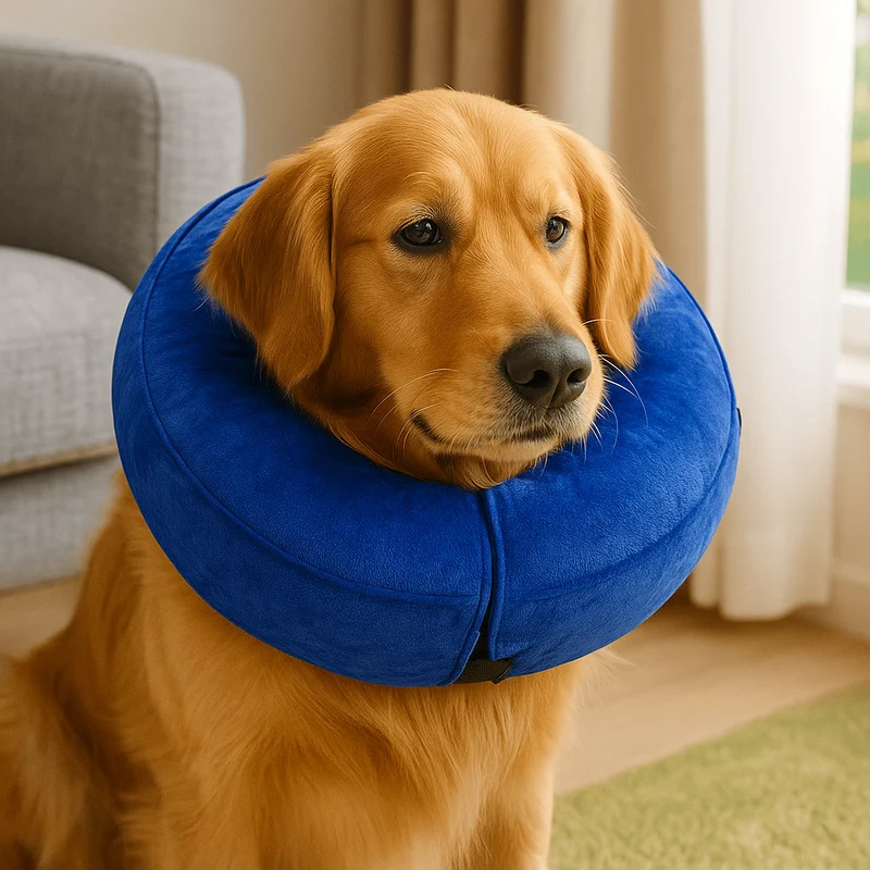 Collerette Gonflable Post-Op Gros Chien