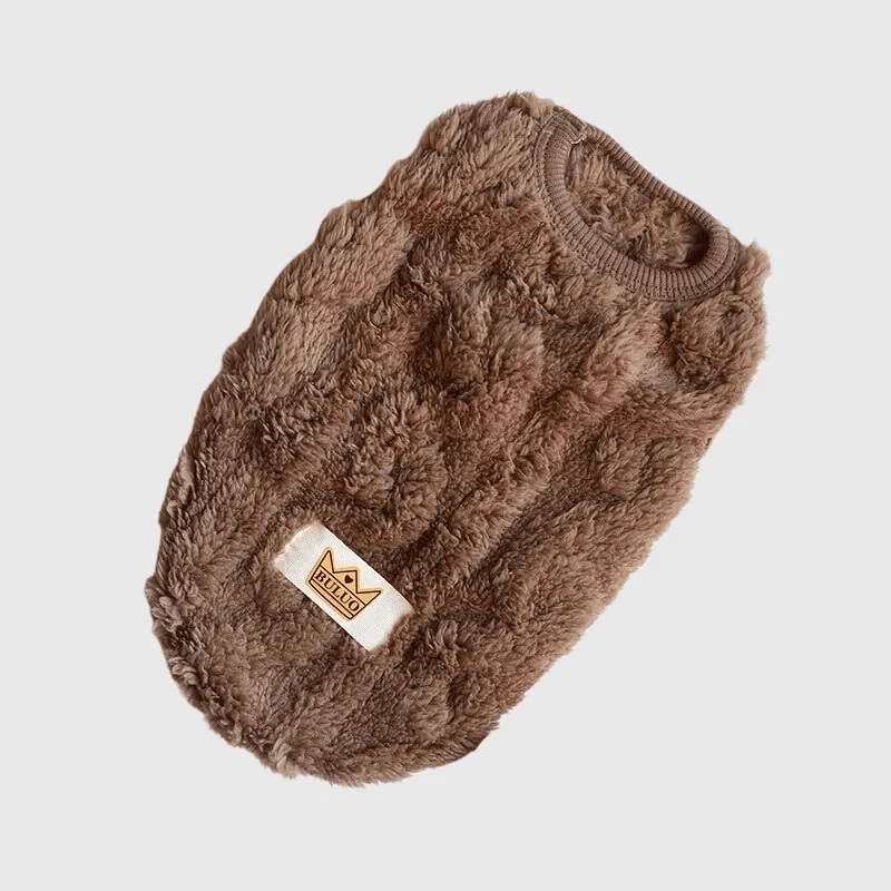 Pull Tricot Torsadé Chaud Chien Hiver