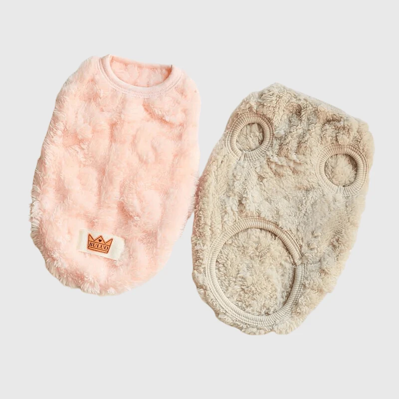 Pull Tricot Torsadé Chaud Chien Hiver