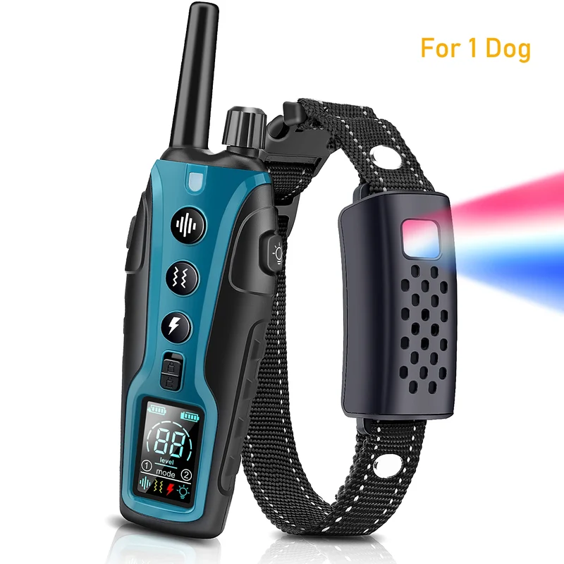 Collier Dressage 1000m 2 Chiens Lampe LED