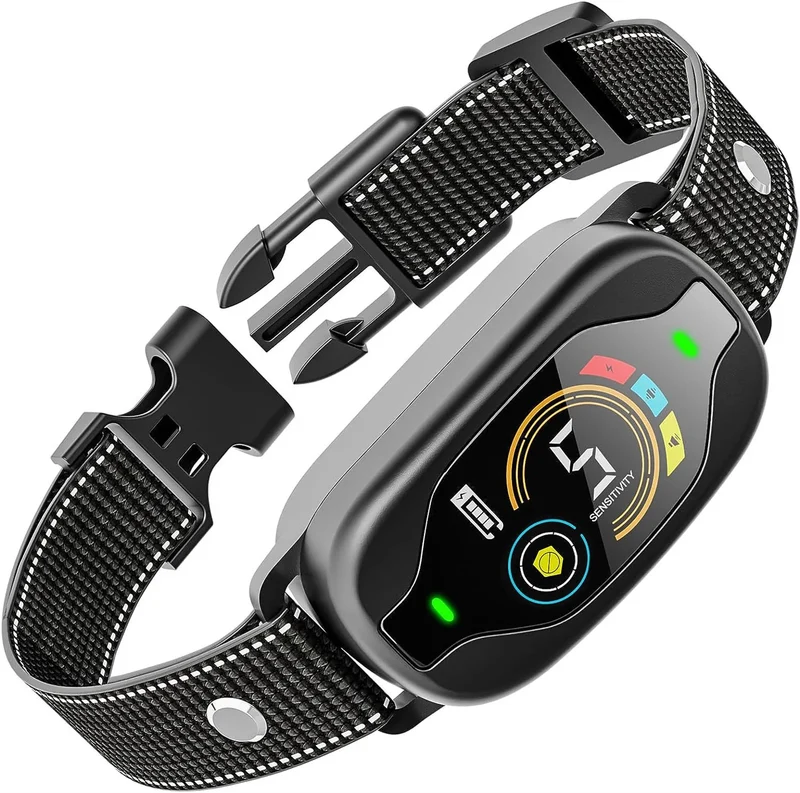 Collier Anti-Aboiement 4 Modes Gros Chien IP67