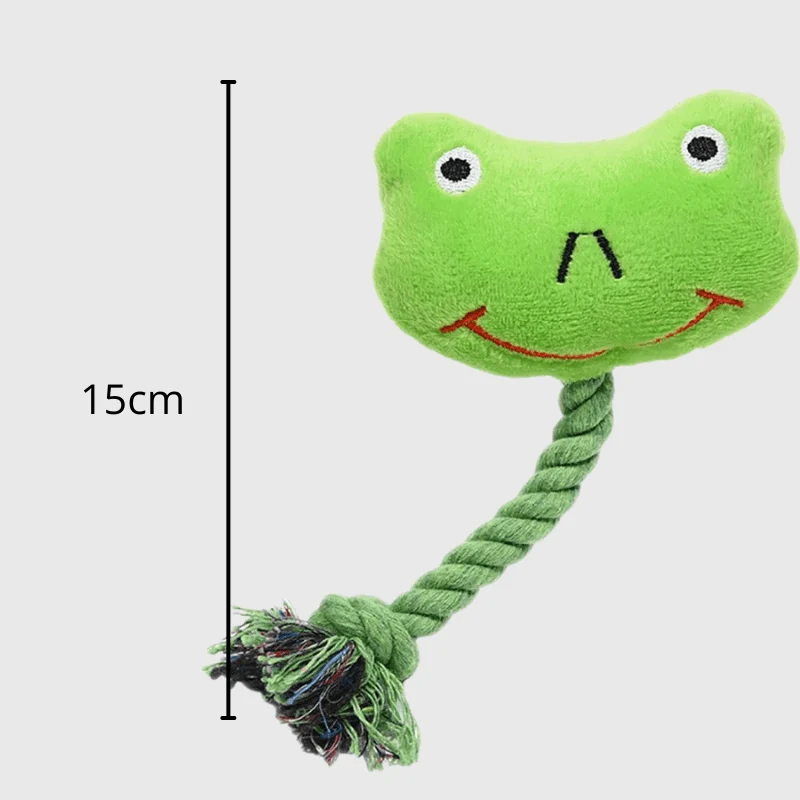 Peluche Grenouille Résistante Chien Destructeur
