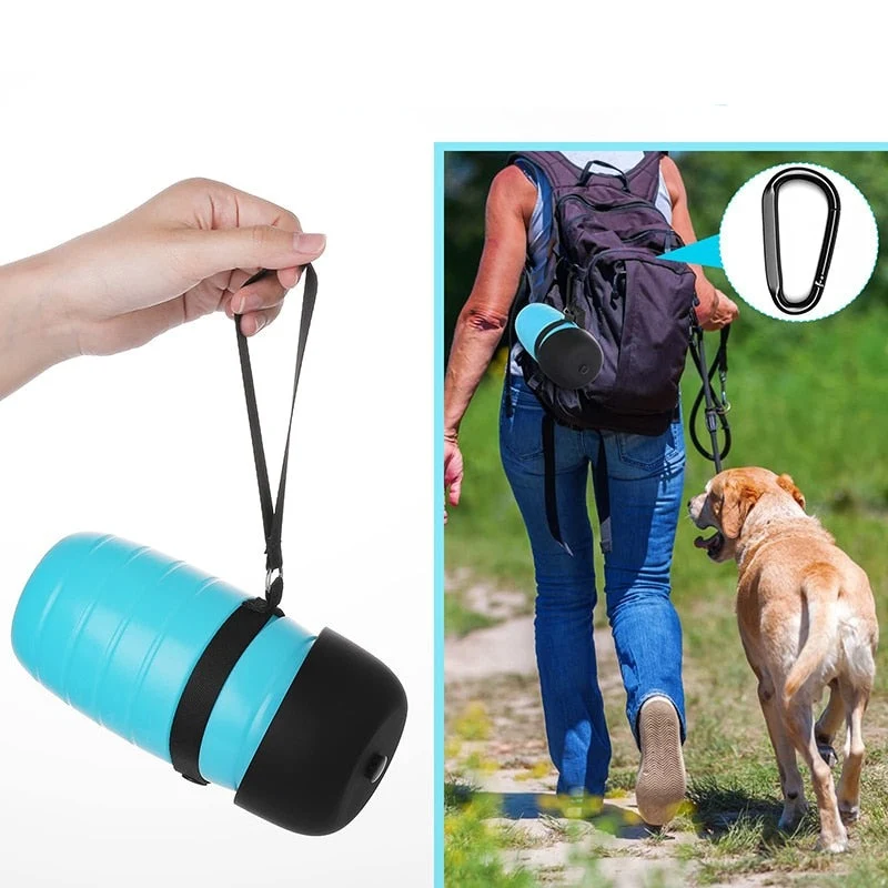 Gourde Distributrice Eau Chien Voyage