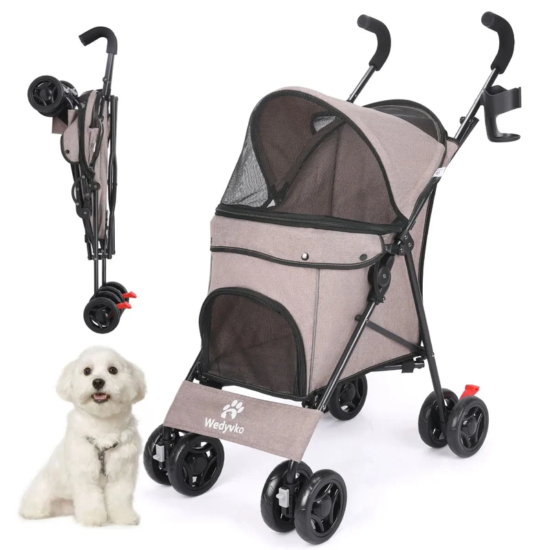 Poussette pour chien yorkshire