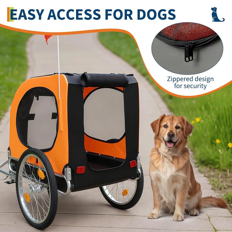 Remorque vélo grand chien